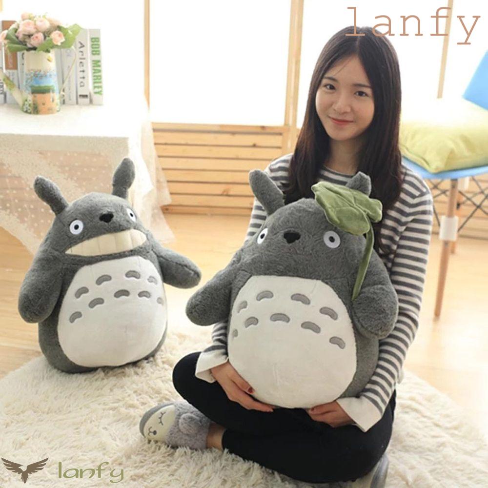 Đồ chơi nhồi bông Hình Mèo Hoạt Hình Totoro Phong Cách Nhật Bản