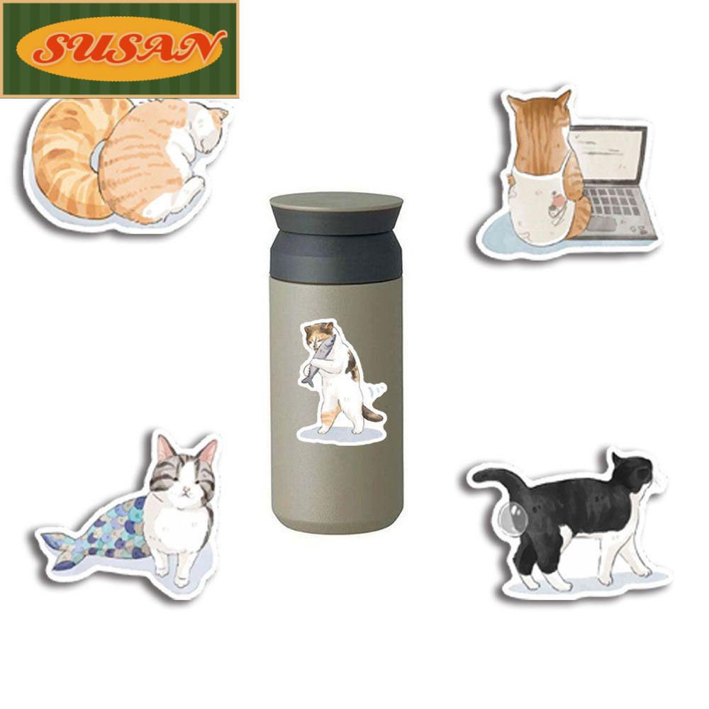 Hình Dán SUSANS Mèo Thẩm Mỹ Tối Giản Phim Hoạt Hình