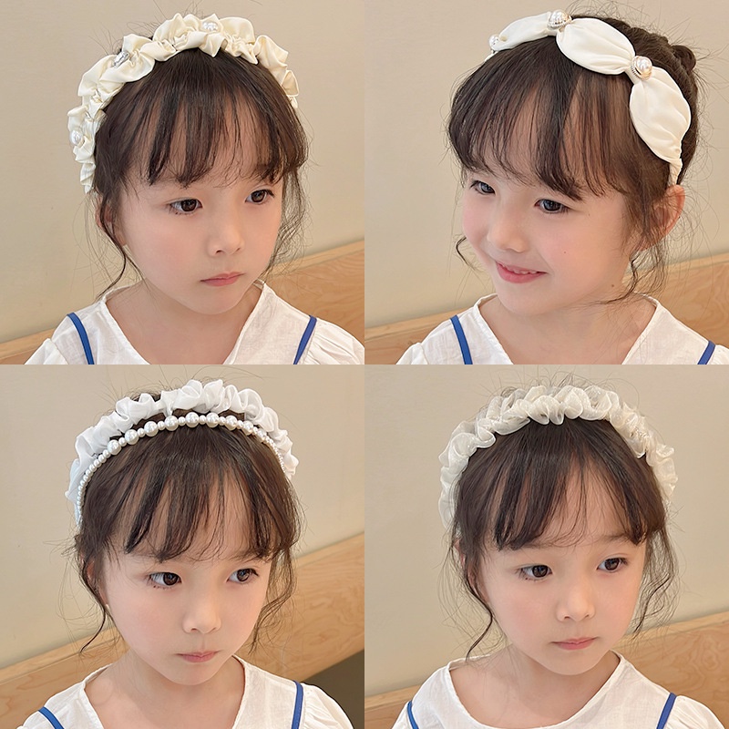 Băng Đô Cài Tóc Chống Trượt Kiểu Công Chúa Dễ Thương Cho Bé Gái