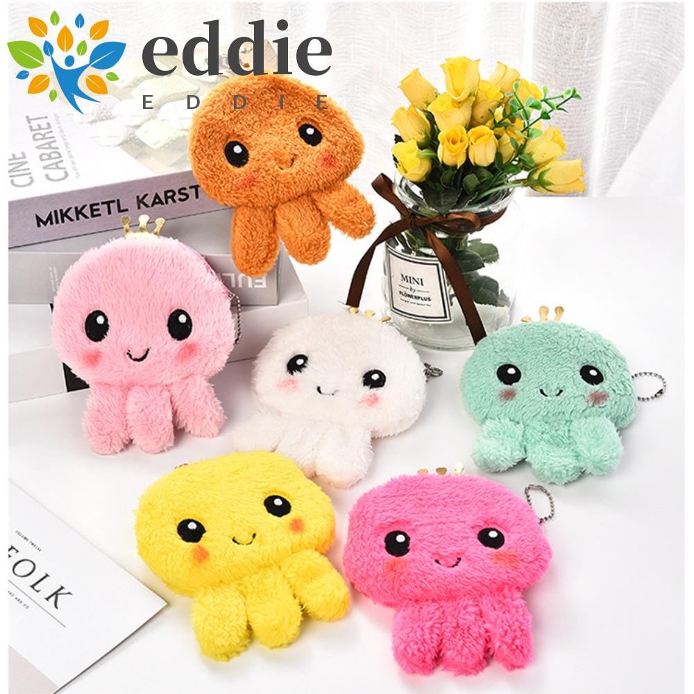 Ví Đựng Tiền Xu 26 Ngăn Hình Bạch Tuộc Hoạt Hình Đáng Yêu