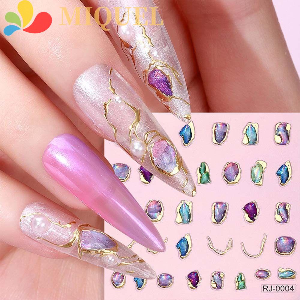 Miếng Dán Trang Trí Móng Tay Họa Tiết Hoạt Hình Màu Laser Phong Cách Nhật Bản Dễ Thương Dành Cho Nữ