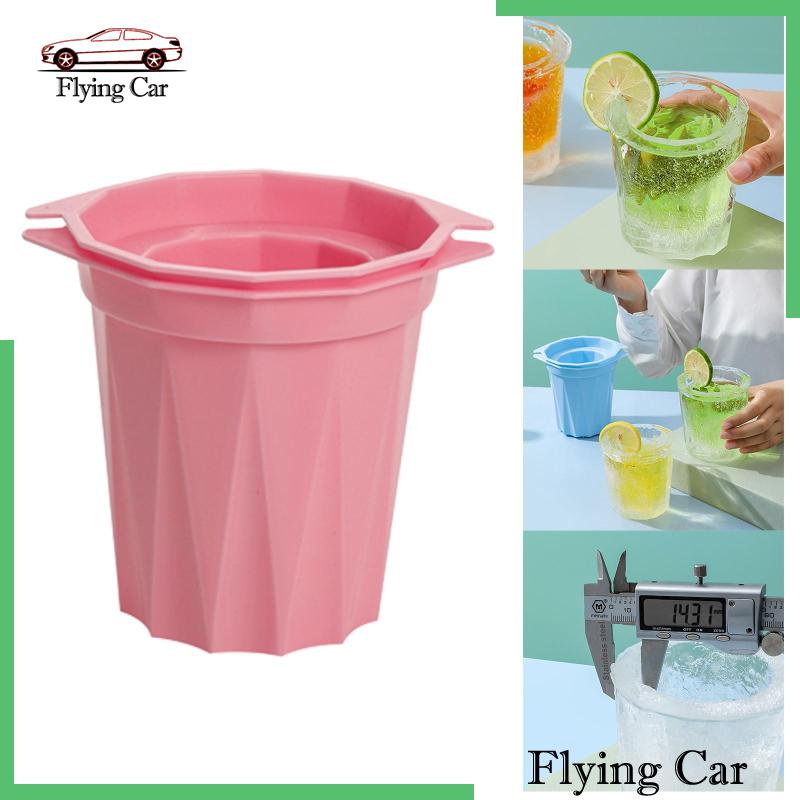 Khay Làm Đá Viên Bằng Silicone Hình Trụ Dành Cho Đi Cắm Trại Dã Ngoại Lzdjfmy2