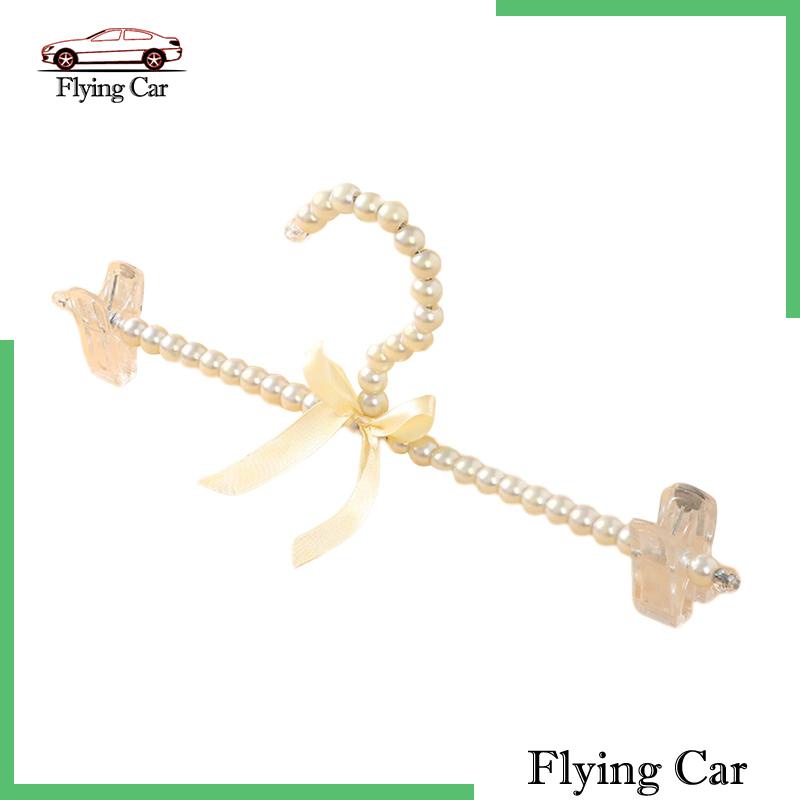 [Lzdjfmy2] Móc Treo Quần Áo Hình Nơ Đính Ngọc Trai Cho Cô Dâu Trong Tiệc Cưới