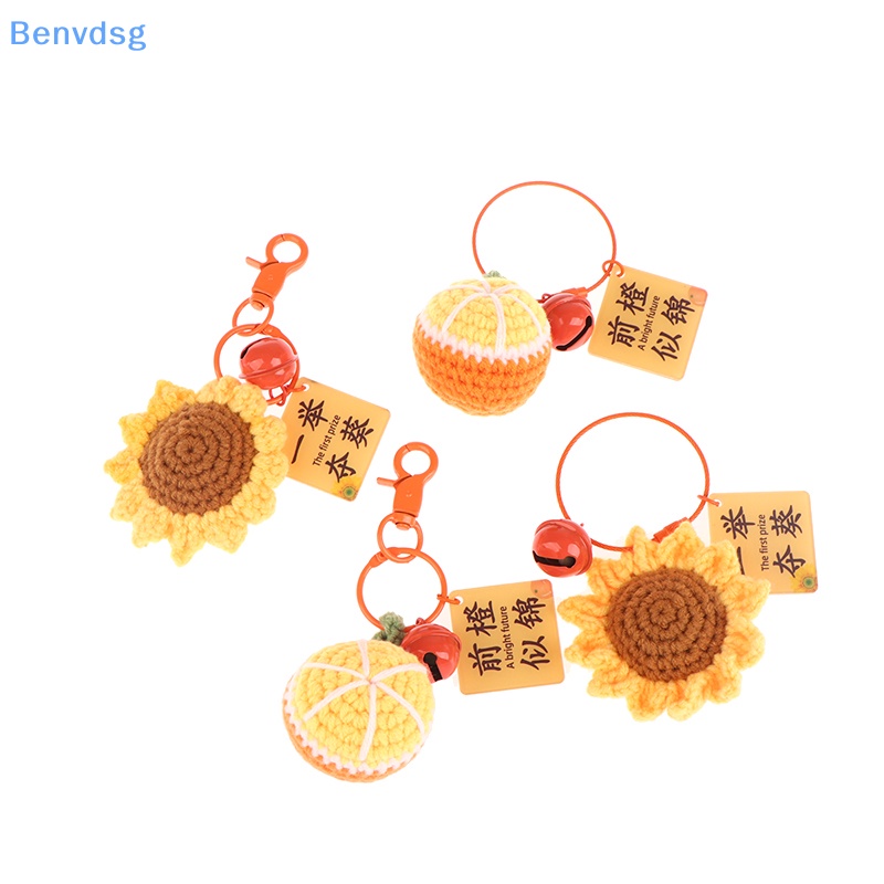 Benvdsg > Móc Khóa Đan Len Thủ Công Hình Hoa Hướng Dương Sáng Tạo