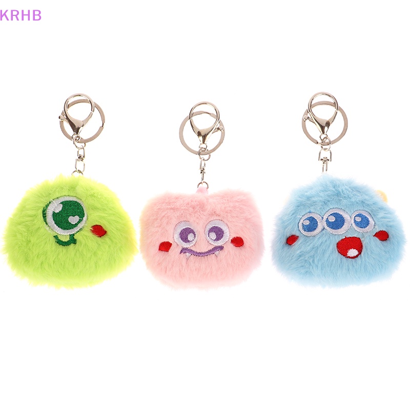 Móc Khóa Hình Quái Vật Nhồi Bông Đáng Yêu Mới