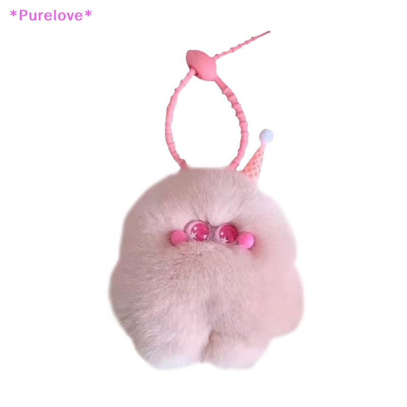 Móc Chìa Khóa Xe Hơi Hình Thỏ Bông Đáng Yêu Mới