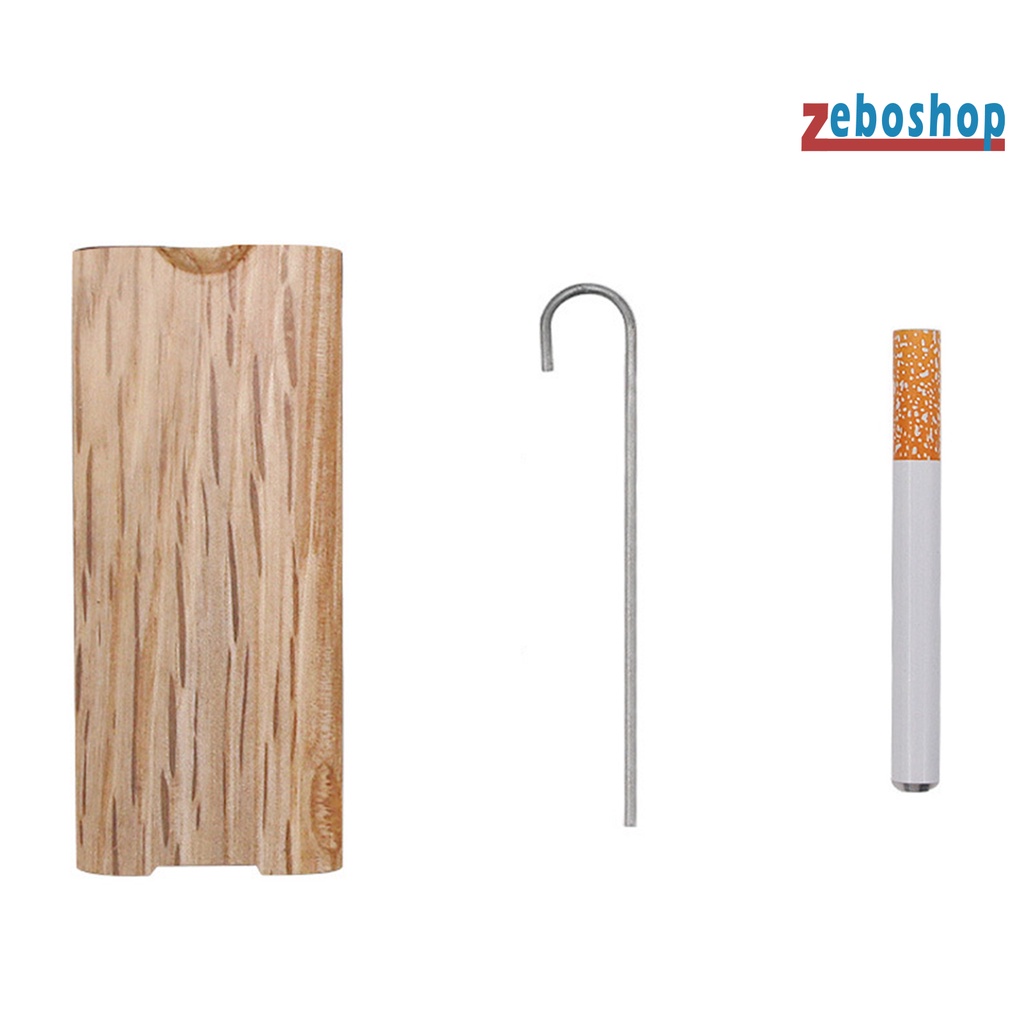 1 Bộ Giá Đỡ Bằng Gỗ Hình Chữ Nhật Có Nắp Xoắn Chống Bụi Tiết Kiệm Không Gian