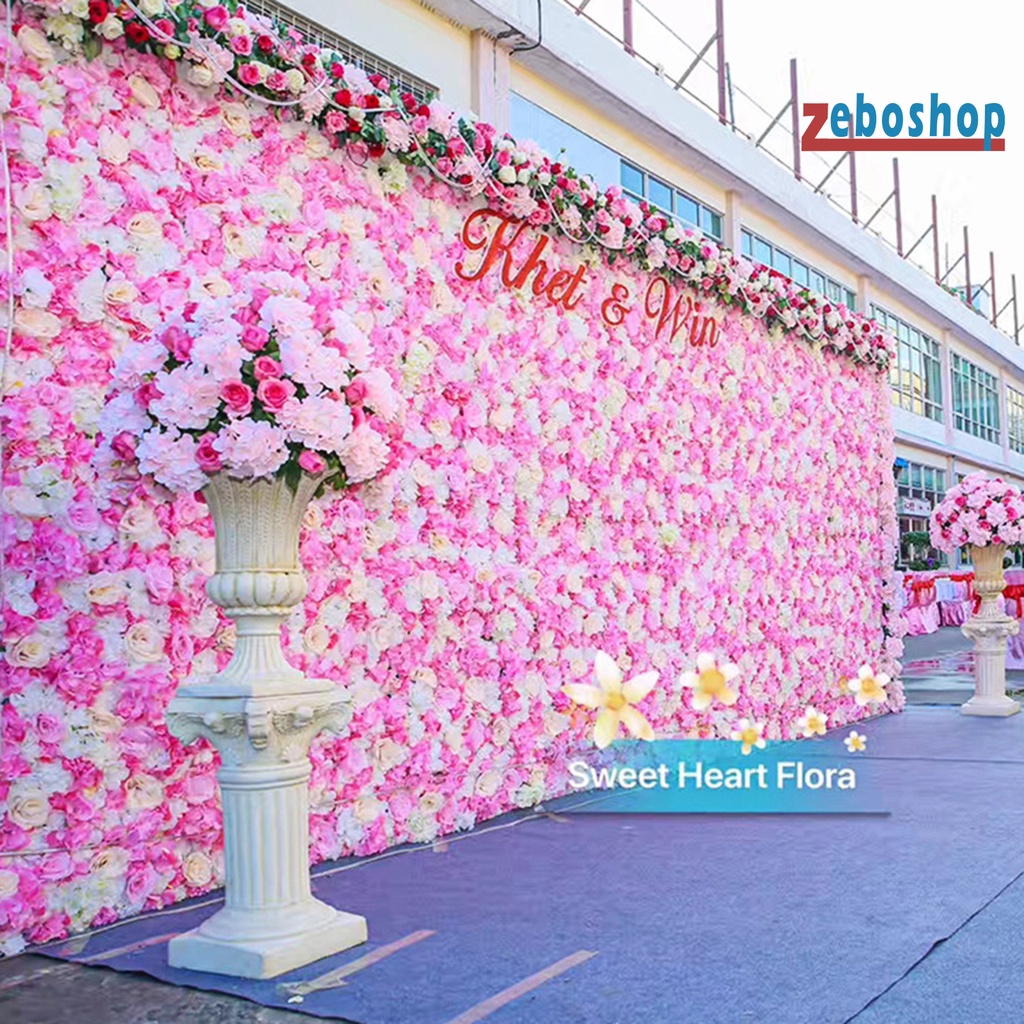 Hoa Hồng Giả Bằng Lụa Dùng Trang Trí Đám Cưới Đa Năng