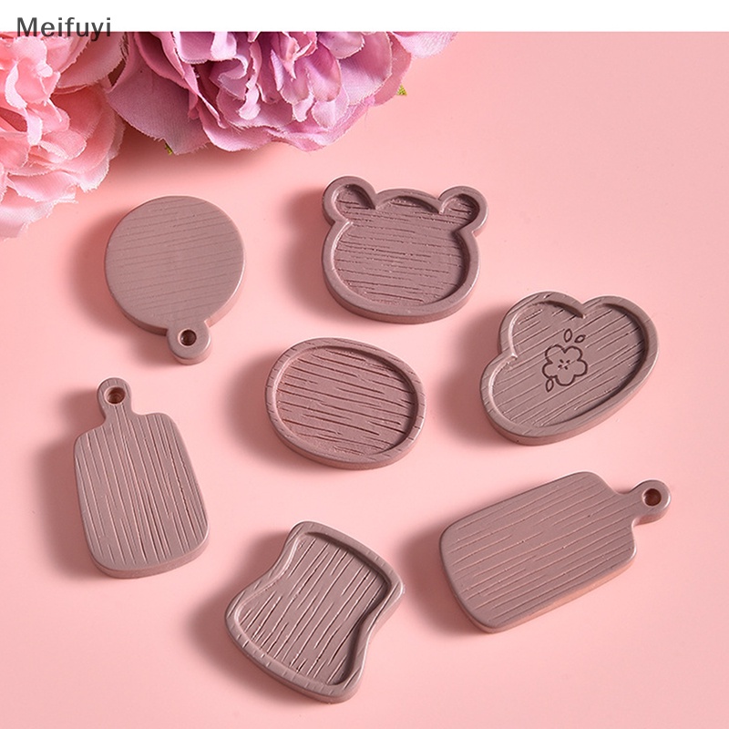 Set 4 Khay Đựng Thức Ăn Đồ Ăn Hình Hoạt Hình Cho Nhà Búp Bê