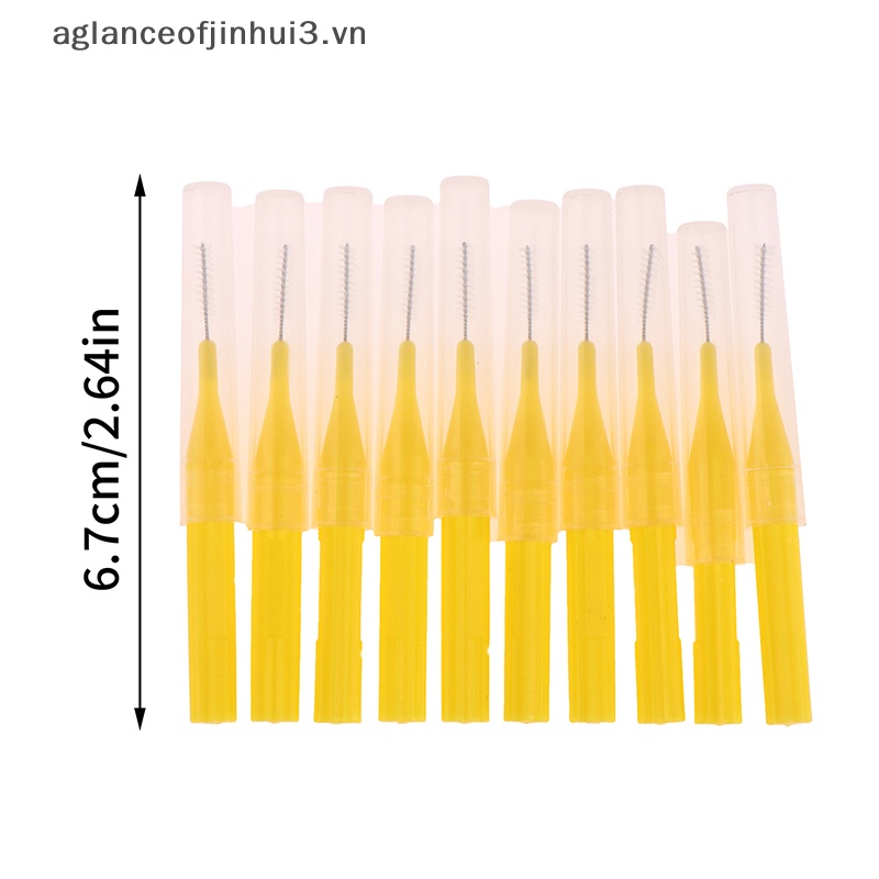 Set 10 Cọ Nhỏ Chải Lông Mi Nối Dài Tiện Dụng
