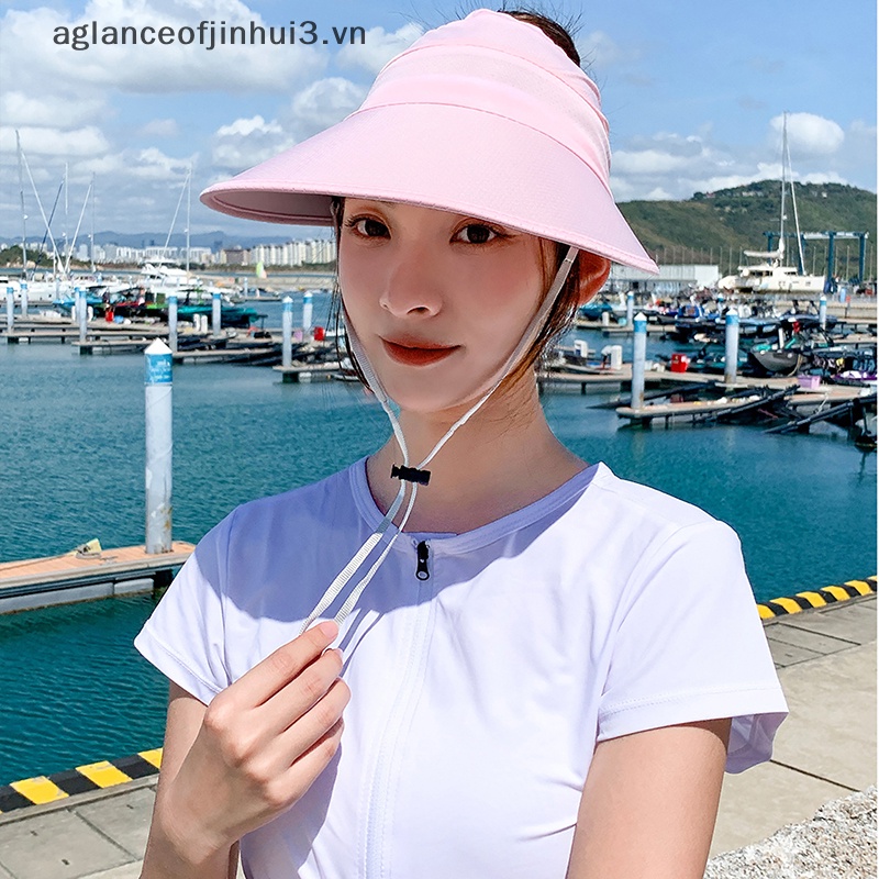Mũ Rộng Vành Chống Nắng / Tia UV Thời Trang Mùa Hè Phong Cách Hàn Quốc Cho Nữ