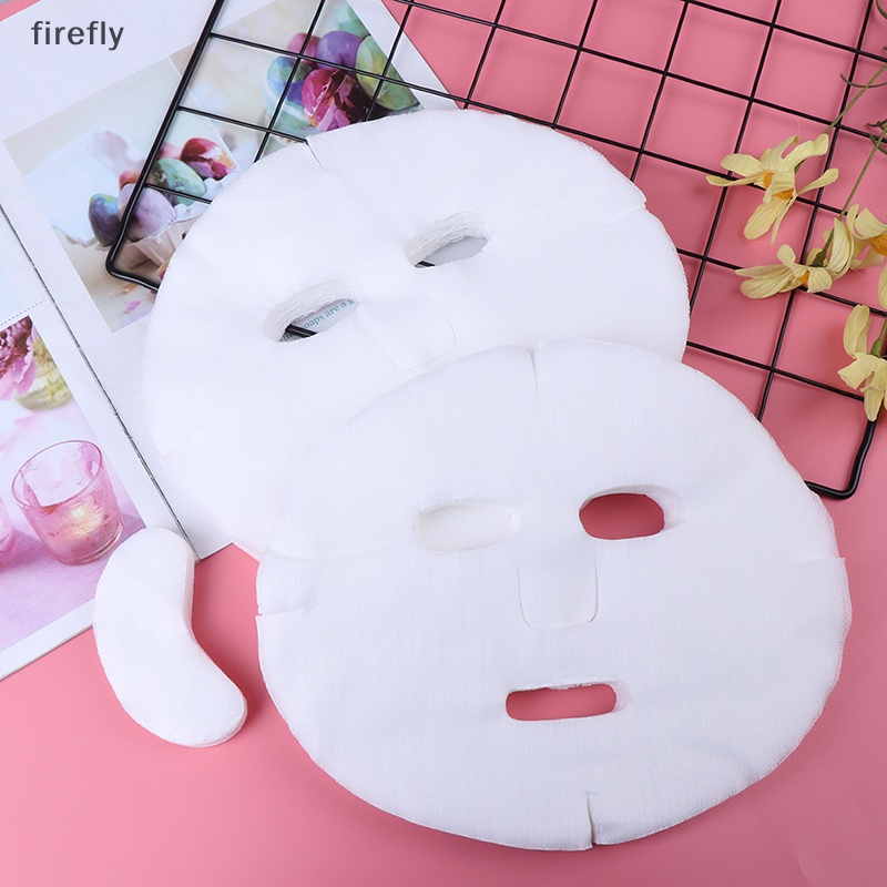 Bộ 100 Mặt Nạ Giấy Cotton Không Dệt Dùng Một Lần