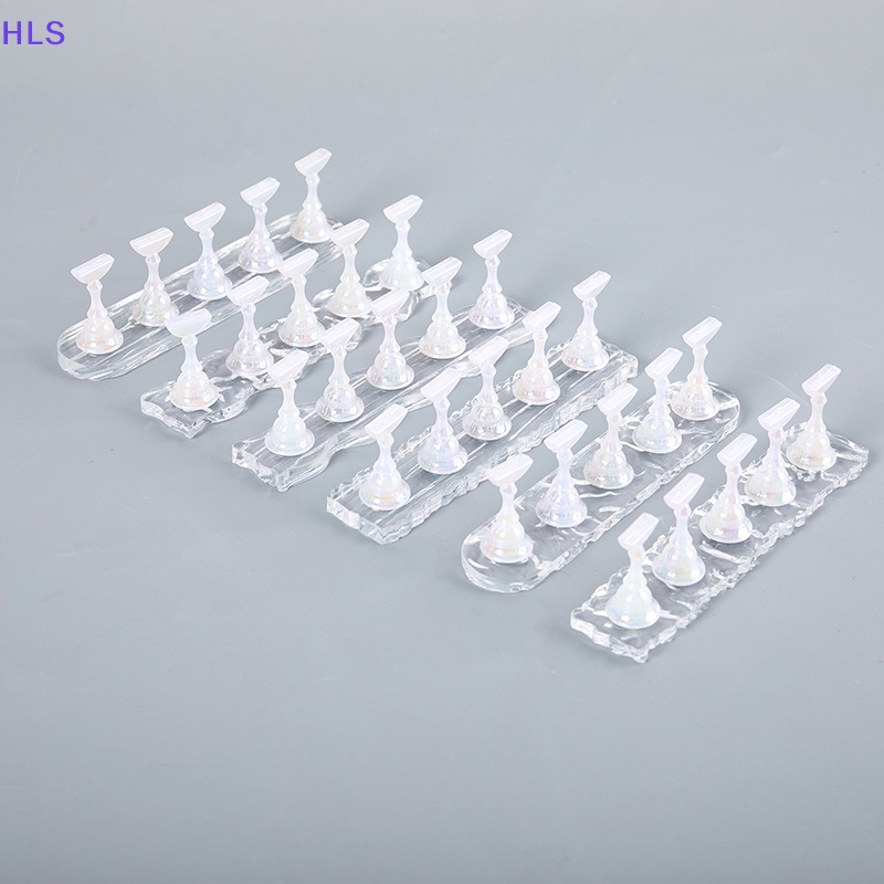 Giá Đỡ Trưng Bày Móng Tay Giả Từ Tính Bằng Acrylic Tiện Dụng Cho Salon