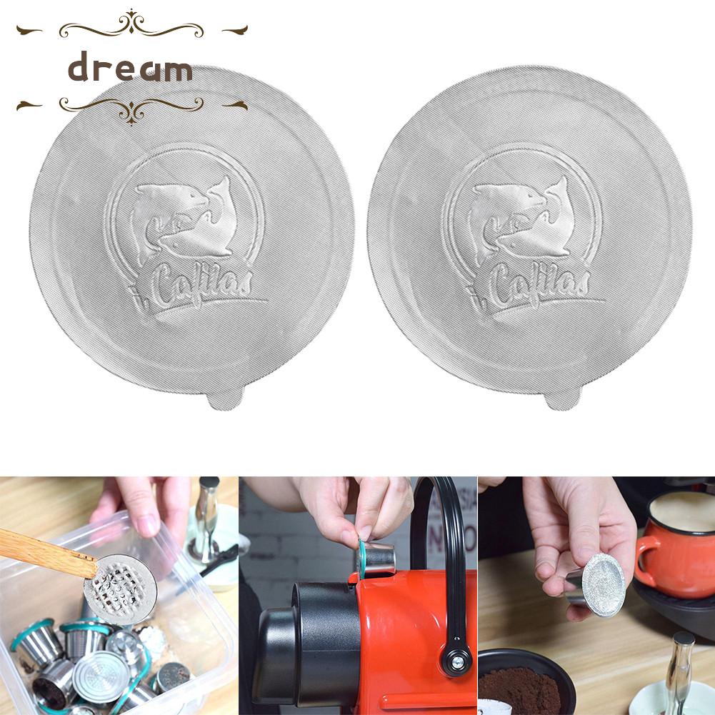 【DREAMLIFE】Aluminum Foil Lids Adhesive Seal Pods Cup Cover Protection Accessories