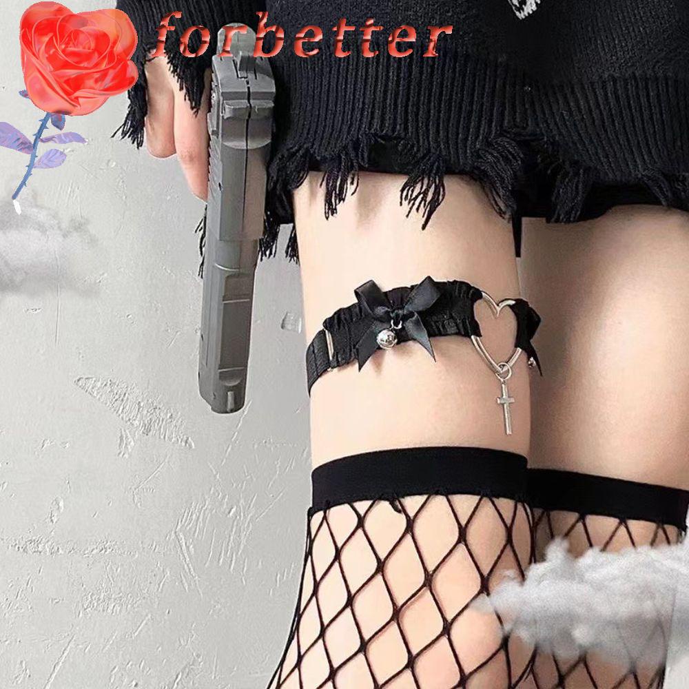 Đai Nịt Tất Thắt Nơ Phong Cách Harajuku Punk Gợi Cảm