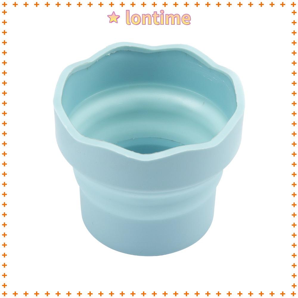 Xô Đựng Cọ Vẽ Màu Nước Bằng Silicone Có Thể Gấp Gọn Tiện Lợi