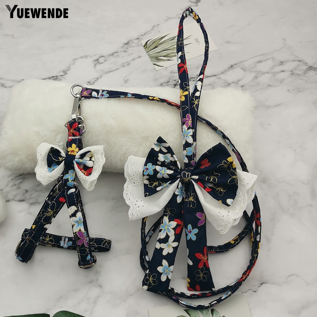 1 Bộ Dây Dắt Thú Cưng Đi Dạo Bằng Cotton Chống Mòn Cỡ Lớn Tiện Dụng