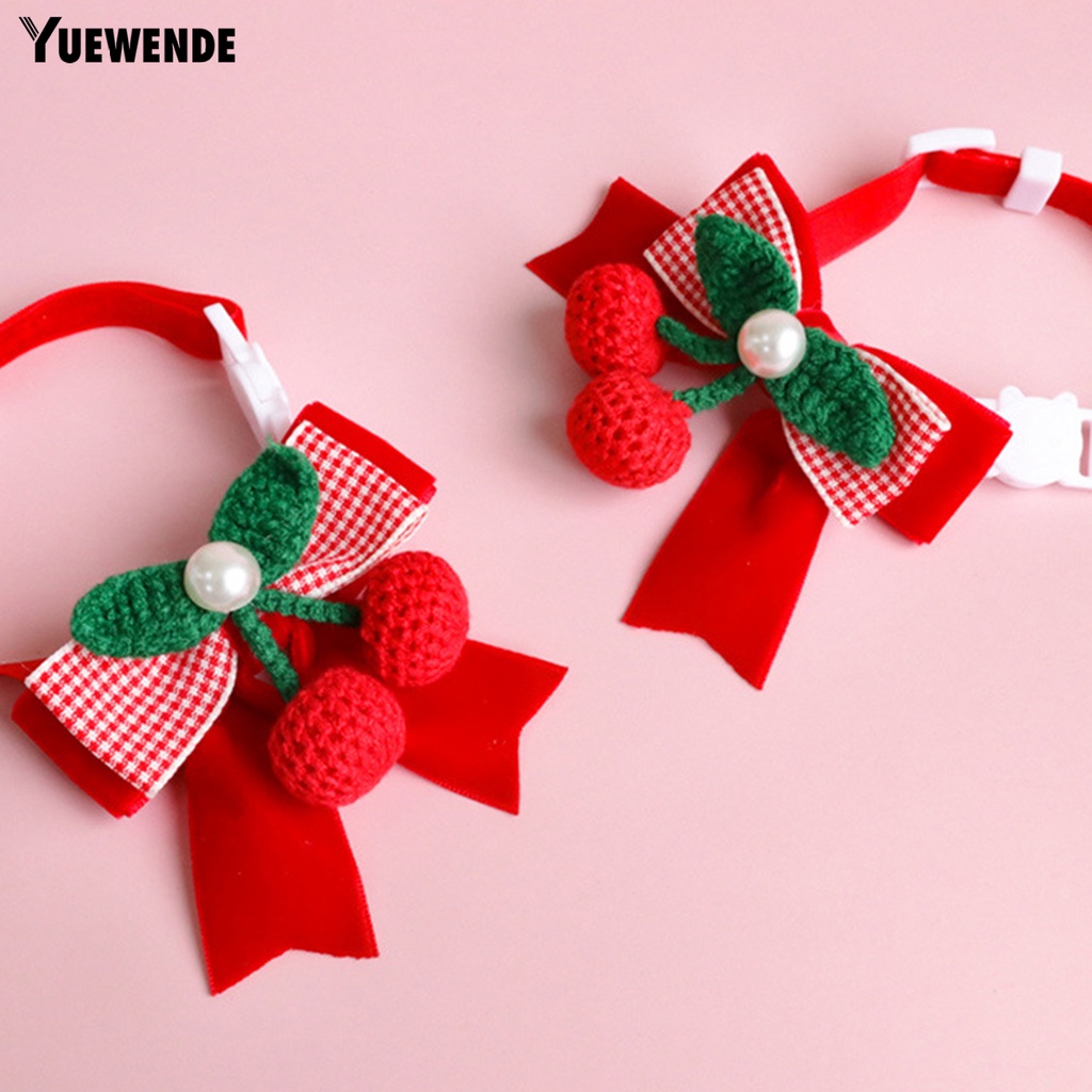 Yq.e Vòng Cổ Đan Len Thủ Công Thoáng Khí Không Biến Dạng Có Thể Điều Chỉnh Cho Thú Cưng