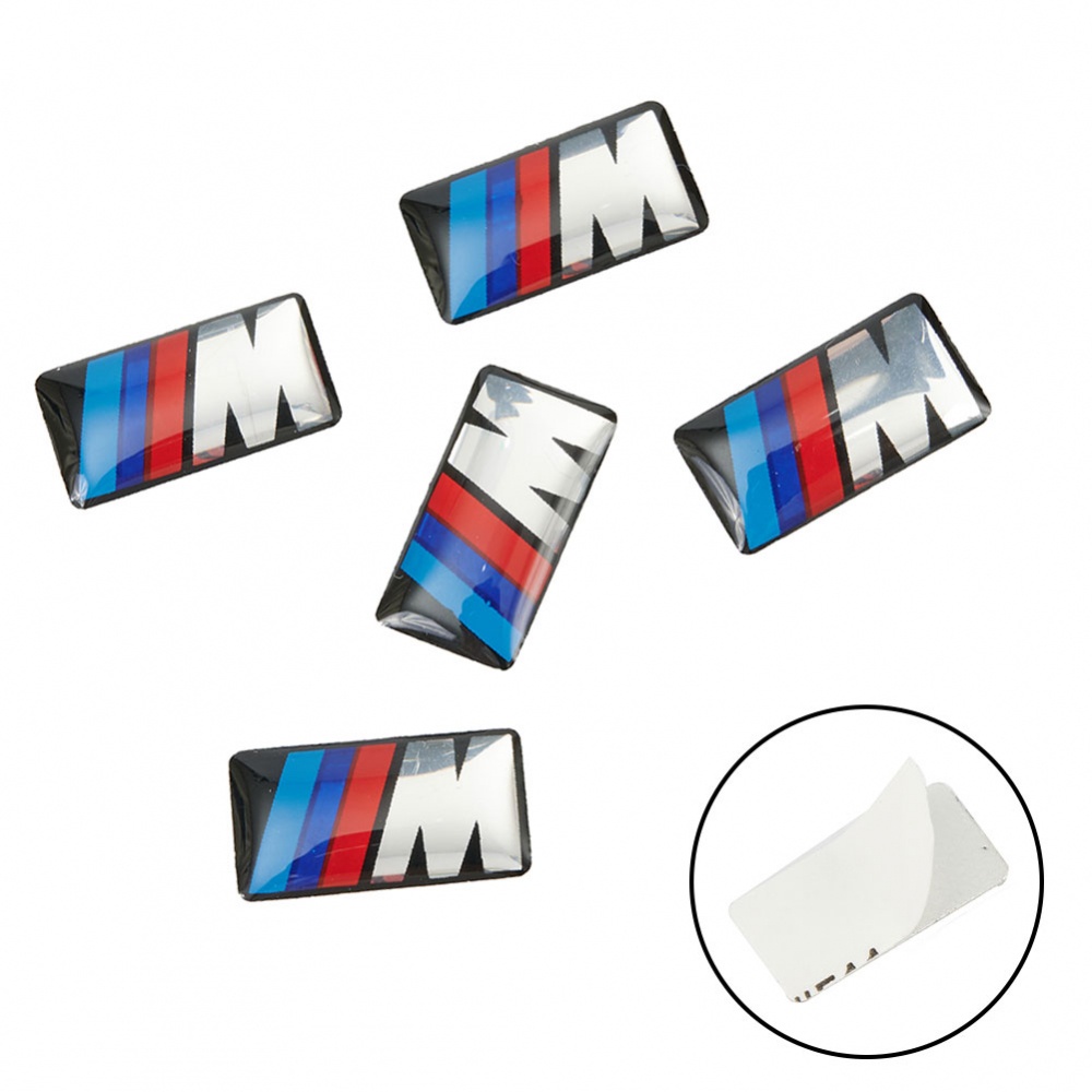 5 Sticker Hợp Kim Dán Bánh Xe Tec Wheel 17mm