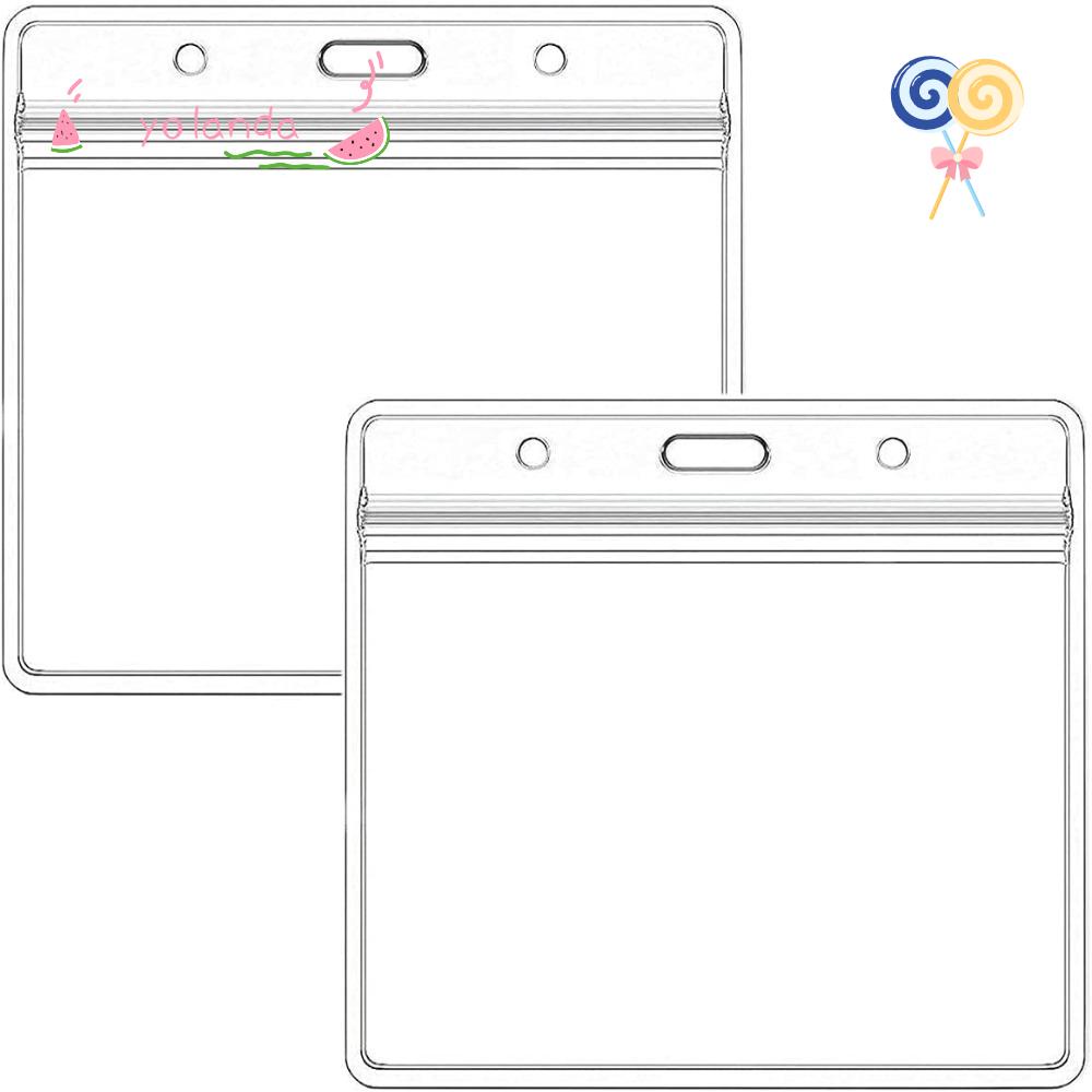 Yola Set 10 Giá Đỡ Thẻ ID Phong Cách Yêu Thích Với Loại