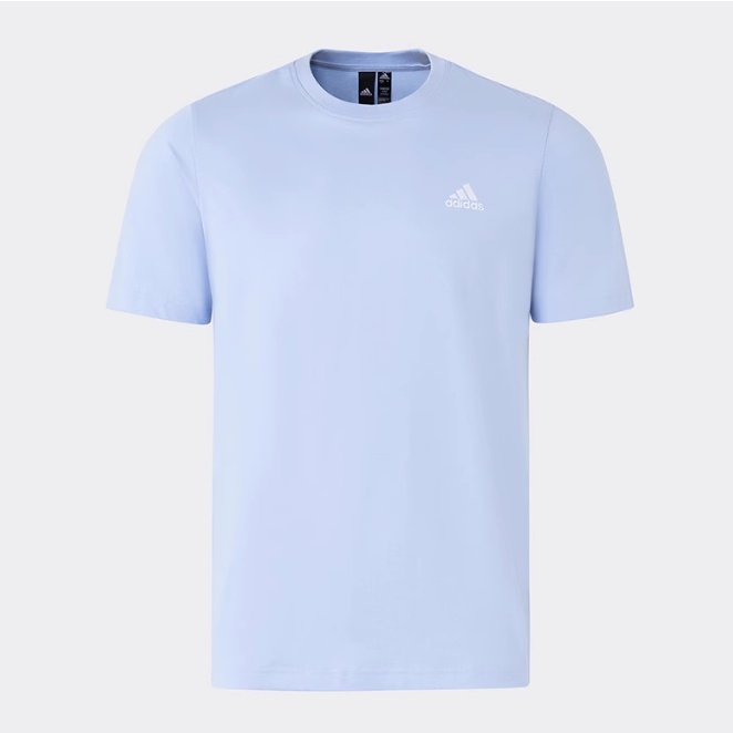 Adidas 100% cotton t-shirt casual sports classic all-match men's short-sleeved