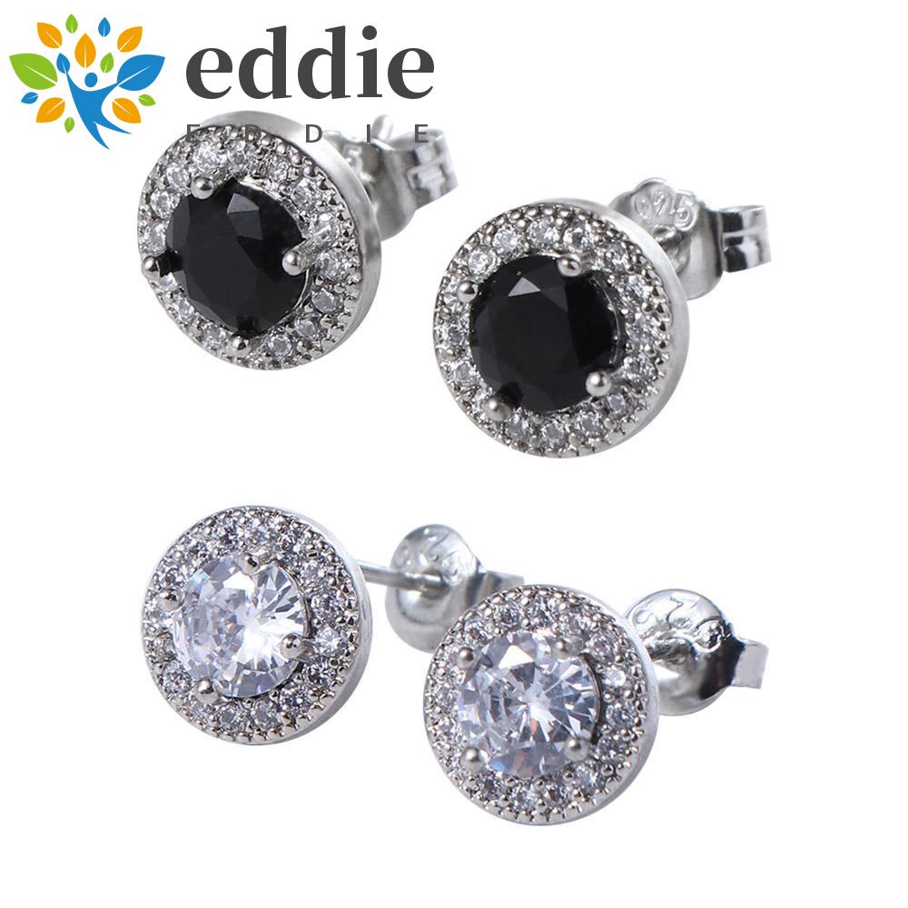 Bông Tai Nam 26Eddie Thiết Kế Đơn Giản Sang Trọng # 26|Bông Tai Tròn Phong Cách Hip Hop Cá Tính