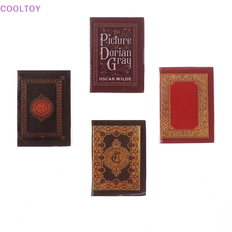 Set 6 Mô Hình Cuốn Sách 1 / 12 Dùng Để Trang Trí Nhà Búp Bê