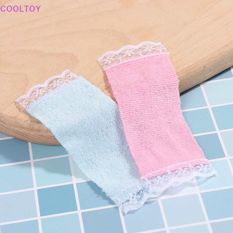 Cooltoy Giá Treo Khăn Tay Khô Nhanh Bằng Kim Loại Không Cần Khoan Lỗ 1: 12 Kèm 2 Khăn Lau Cho Nhà Búp Bê