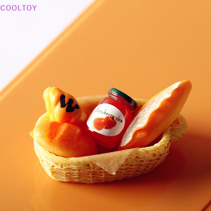 Set 5 Giỏ Bánh Mì Đồ Chơi Mini Cho Nhà Búp Bê