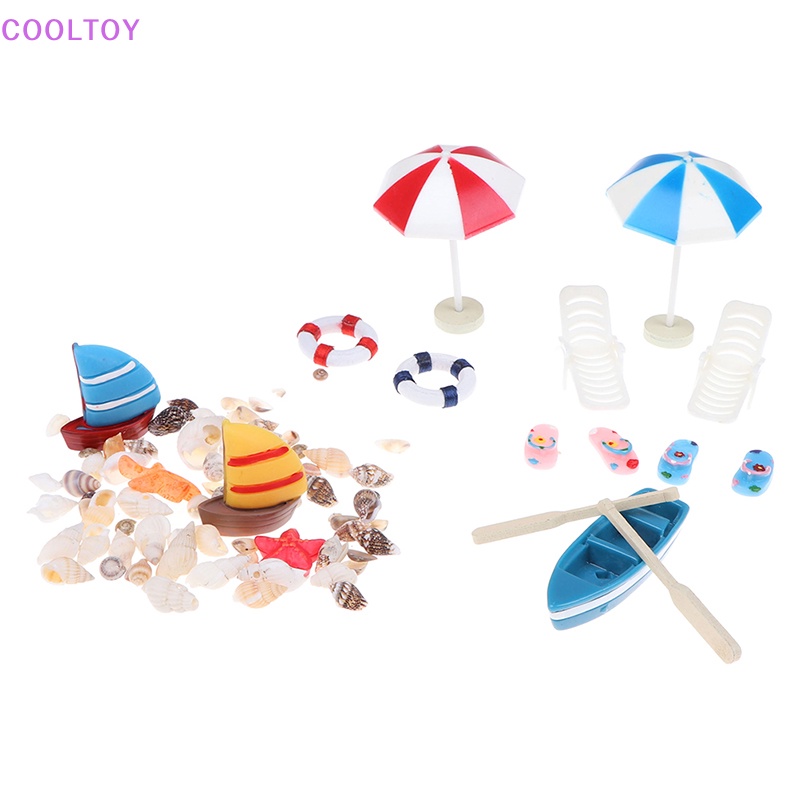 Cooltoy Bộ Vỏ Sò Trang Trí Nội Thất Cho Nhà Búp Bê Tỉ Lệ 1: 12