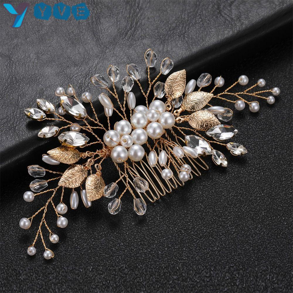 Lược Cài Tóc Handmade Kiểu Dáng Sang Trọng|Vương Miện Đội Đầu Kiểu Dáng Dễ Thương Xinh Xắn