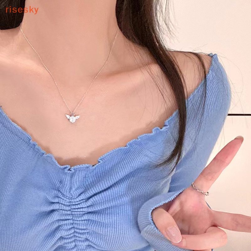 Vòng cổ Mặt Hình Cánh Thiên Thần Ngọt Ngào Thời Trang Cho Nữ