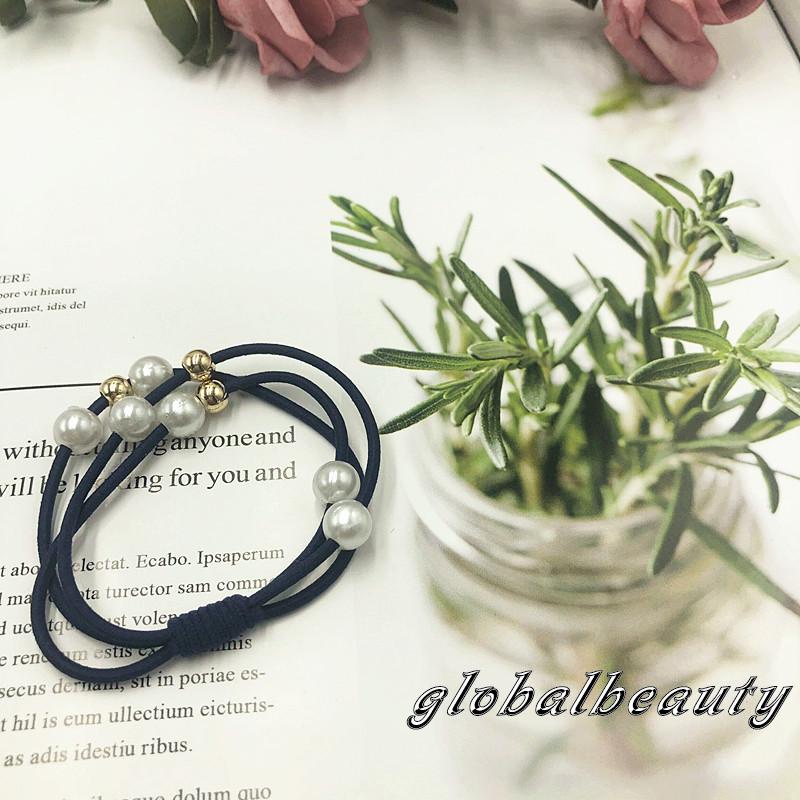 Dây Cột Tóc 3 Trong 1 Đính Ngọc Trai Giả Xinh Xắn Cho Nữ