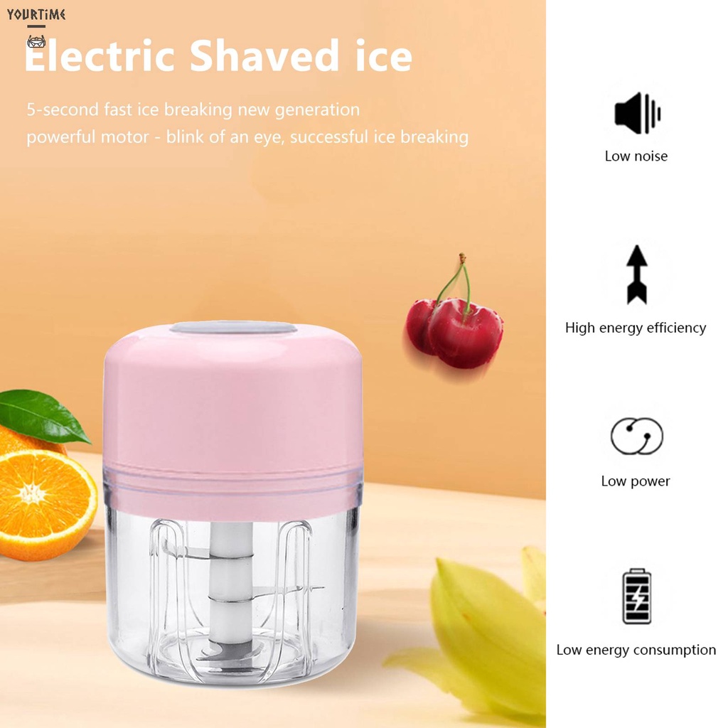 Máy Xay Đá Viên Cầm Tay Tiện Dụng Cho Nhà Bếp / Gym / Du Lịch / Văn Phòng