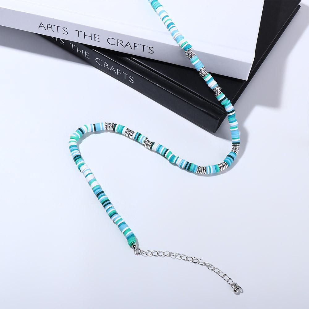 ANEMONE Vòng cổ Chuỗi Hạt Mềm Nhiều Màu Phong Cách Hip Hop Hàn Quốc