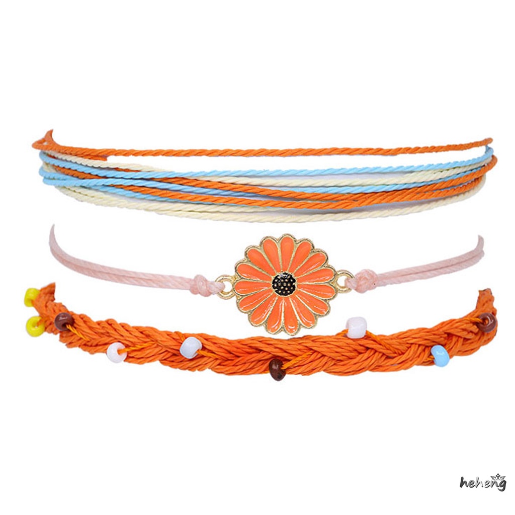 Set 12 Vòng Tay Bện Dây Phong Cách Boho Cho Nữ