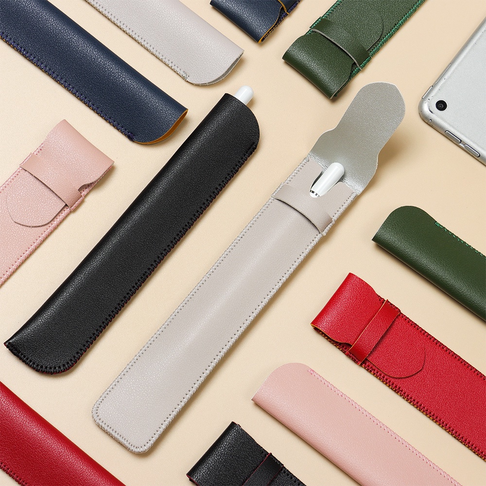 Vỏ Da Đựng Bút Cảm Ứng Apple Pencil Gen1 2 iPad Pro Trọng Lượng Nhẹ Đơn Giản
