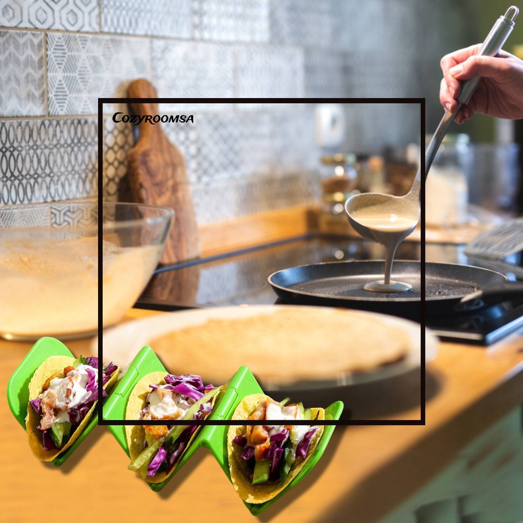 Giá Đỡ Bánh Taco 3 Ngăn Tiện Lợi