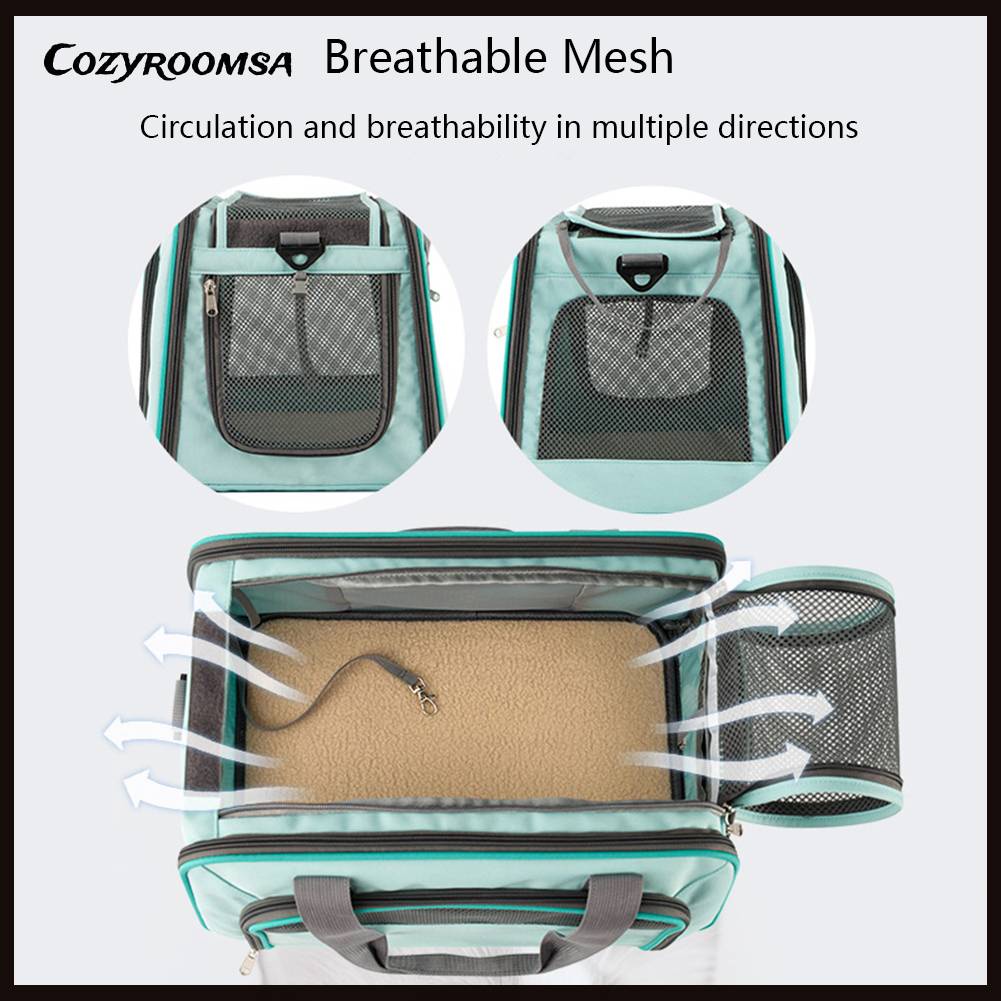 Túi Địu Thú Cưng Thoáng Khí Chống Thấm Nước Siêu Nhẹ Tiện Dụng Mang Theo Du Lịch