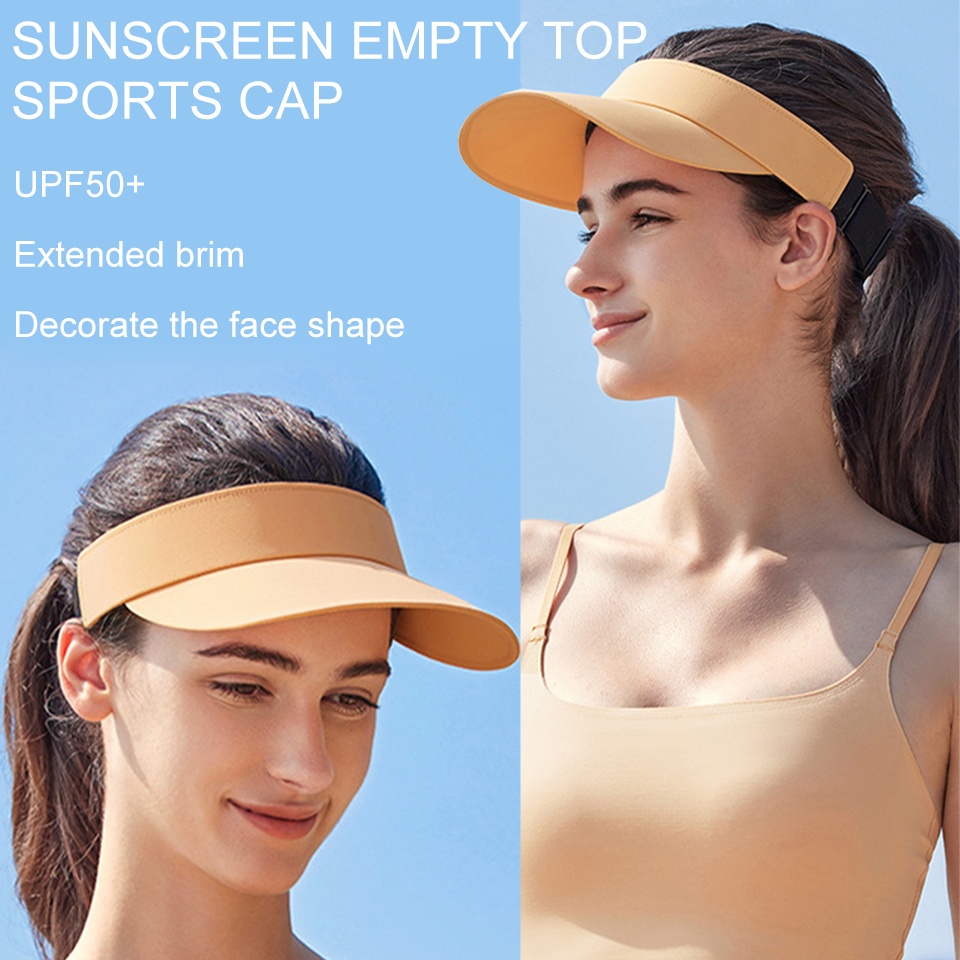 Mũ Rộng Vành Hở Chóp Chống Nắng Thời Trang Mùa Hè Cho Nam Và Nữ