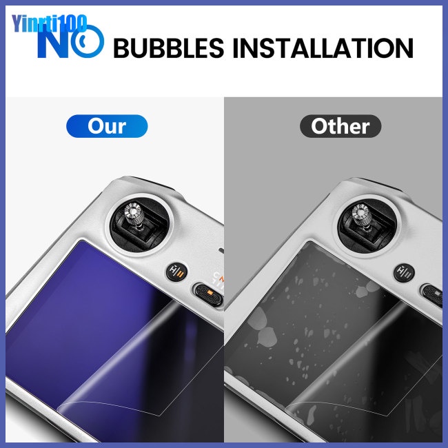 Set 2 Kính Cường Lực Hd Bảo Vệ Màn Hình Điều Khiển Từ Xa Cho Dji Mavic 3 Classic / Mini 3 Pro