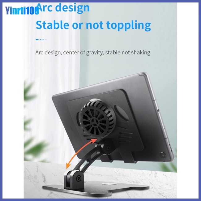 Giá Đỡ Laptop / Máy Tính Bảng Bán Dẫn Tản Nhiệt Có Thể Gập Lại Cho Ipad