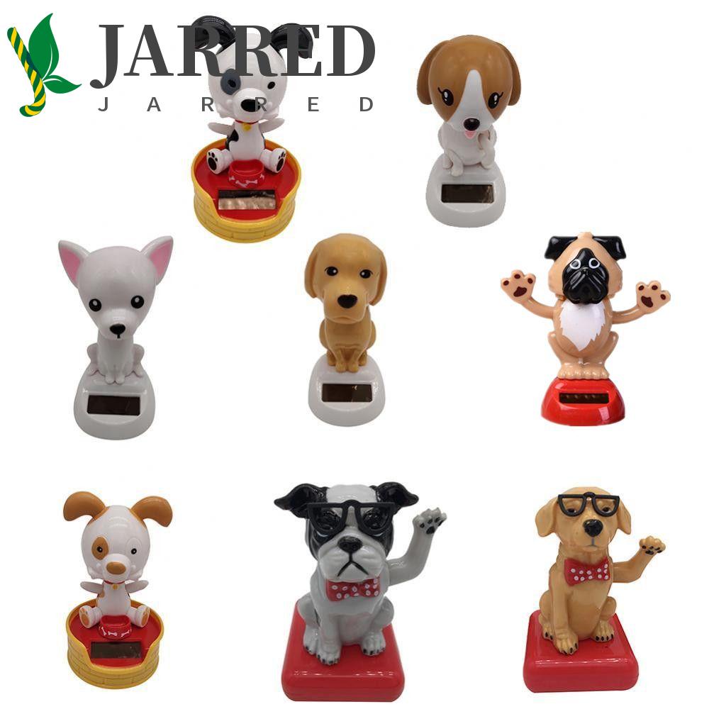 Jarred Đồ Chơi Đầu Bobbling Hình Chú Chó Nhảy Múa Chạy Bằng Năng Lượng Mặt Trời Trang Trí Nội Thất Xe Hơi
