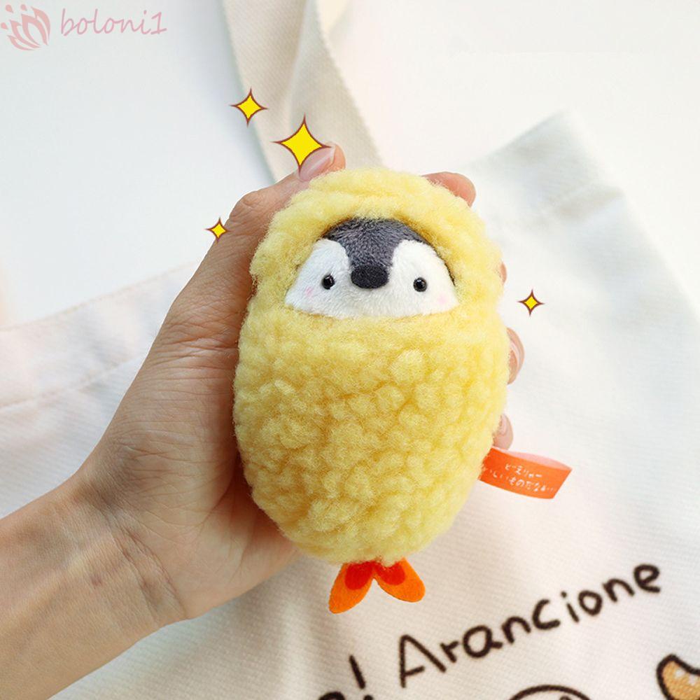 Móc Khóa Hình Chim Cánh Cụt Nhồi Bông Dễ Thương