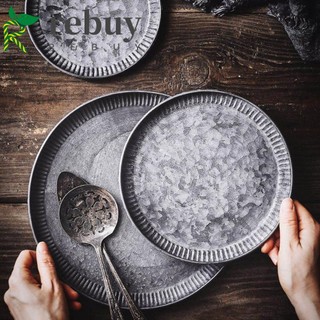Khay Sắt Đựng Thức Ăn Phong Cách Retro Vintage