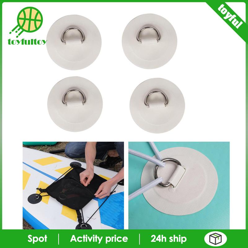 Set 4 Vòng Đệm Chữ D Bằng Thép Không Gỉ Cho Tàu Thuyền