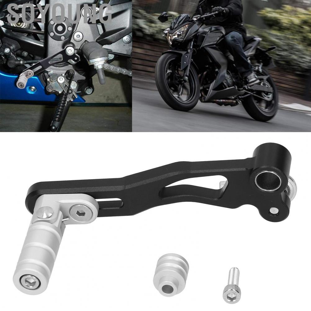 Soyoung Motorcycle Gear Shift Lever Folding Metal Shifter for KAWASAKI Z300 2015‑2017