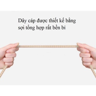 (Giá sỉ) Cáp sạc dây dù đa năng 3 đầu-Type C-Micro USB mẫu 1