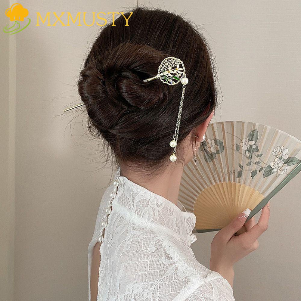 Trâm Cài Tóc Tua Rua Hình Hoa Lá Phong Cách Vintage Ngọt Ngào
