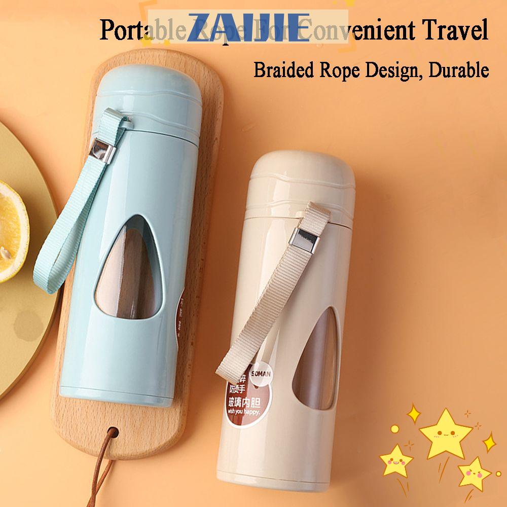 Cốc Thủy Tinh ZAIJIE24 500ml Chống Bỏng Chống Rơi Hình Giọt Nước